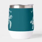 Hawaiian Turtle-Fisherman Esthetisch-Blauwgroen (Links)