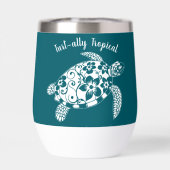 Hawaiian Turtle-Fisherman Esthetisch-Blauwgroen (Achterkant)