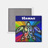 Hawaiian Turtle Honu magnet (Voorkant / Achterkant)