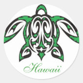 Hawaiian Turtle sticker (Voorkant)
