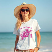 Hawaiian Turtle Turt-ally Tropical Pink Hoodie