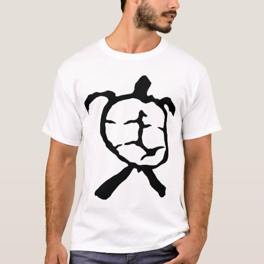 Hawaiian Turtle - zwart T-shirt (Voorkant)