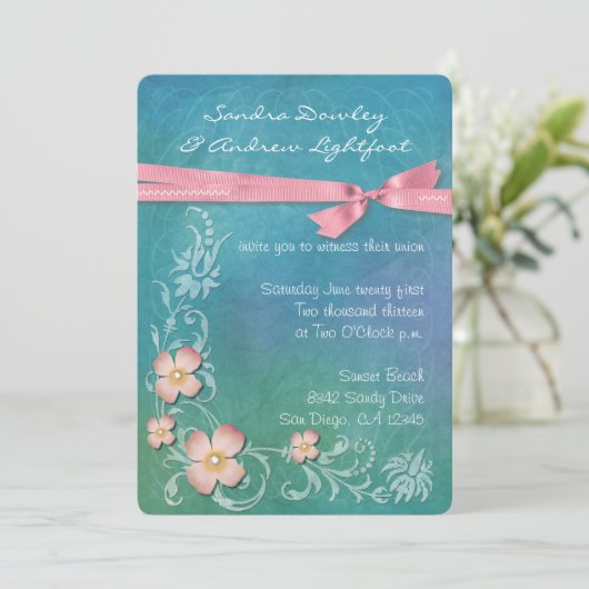 Hawaiian Uitnodiging (Staand voorkant)