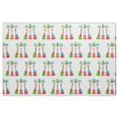 Hawaiian Ukulele Aloha Hawaii Stof (Fat Quarter)