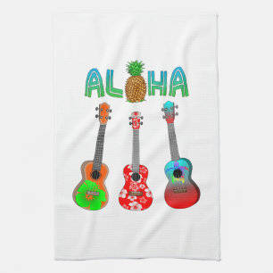 Hawaiian Ukulele Aloha Hawaii Theedoek