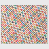 Hawaiian ukulele cadeaupapier (Vlak)