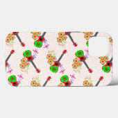 Hawaiian Ukulele Hibiscus Flowers Floral Case-Mate iPhone Case (Achterkant (horizontaal))
