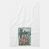 Hawaiian Ukulele, Kitchen Towel Theedoek (Verticaal)