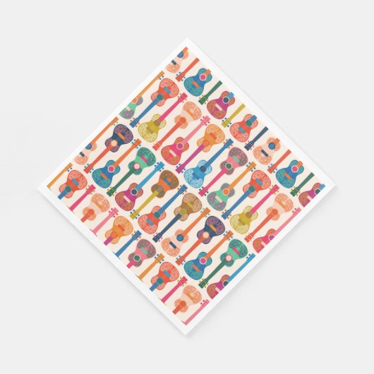 Hawaiian ukulele servet (Hoek)