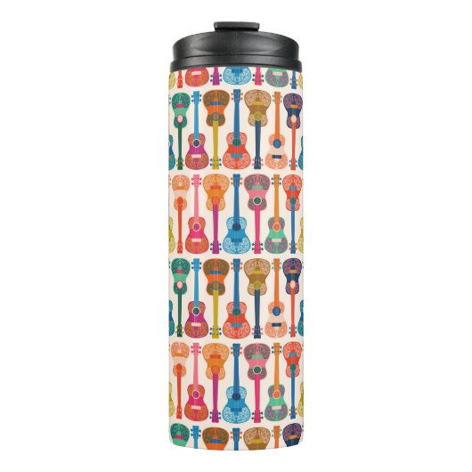 Hawaiian ukulele thermosbeker (Voorkant)