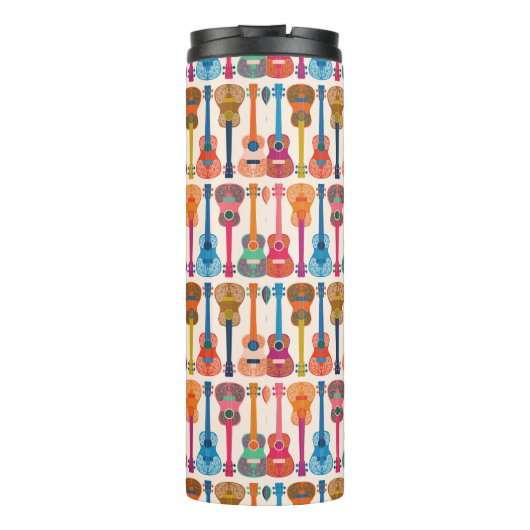 Hawaiian ukulele thermosbeker (Achterkant)