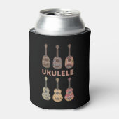 Hawaiian Ukulele types van muziekinstrumenten Blikjeskoeler (Blikje Voorkant)