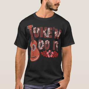 Hawaiian Ukulele Uke'N Vloeiend T-shirt
