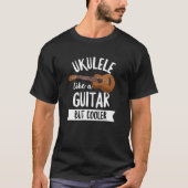 Hawaiian ukulele voor een ukulele t-shirt (Voorkant)