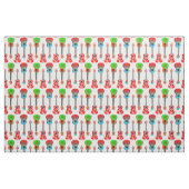 Hawaiian Ukuleles Summer Beach Stof (Fat Quarter)