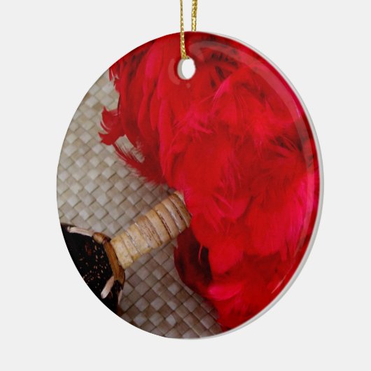 Hawaiian Uli Uli Keramisch Ornament (Links)