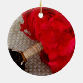 Hawaiian Uli Uli Keramisch Ornament (Achterkant)