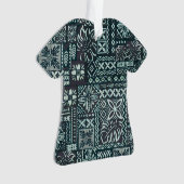 Hawaiian Ulu Tapa Cloth Ornament (voorkant)