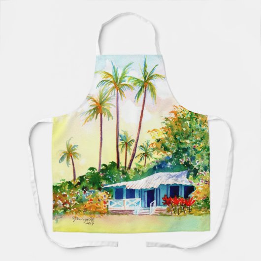 Hawaiian Vacation Cottage Schort (Voorkant)