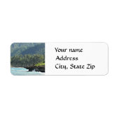 Hawaiian Vacation Return Address Labels (Voorkant)