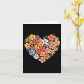 Hawaiian Valentijnsdag Hibiscus Flower Heart Trop Kaart (Gele Bloem)