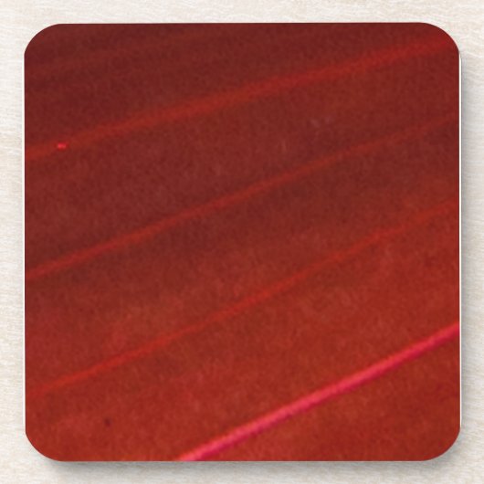 Hawaiian Variegated Red Leaf 4 Drankjes Onderzetter (Voorkant)