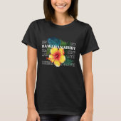 Hawaiian Vibes Tropical Island Summer Party holida T-shirt (Voorkant)