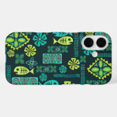 Hawaiian Vis en Bloem Iconen Telefoonhoes Case-Mate iPhone Case (Achterkant (horizontaal))