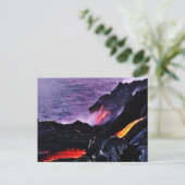 Hawaiian Volcano Briefkaart (Staand voorkant)