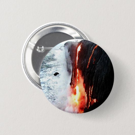 Hawaiian Volcano Button (Voorkant /achterkant)