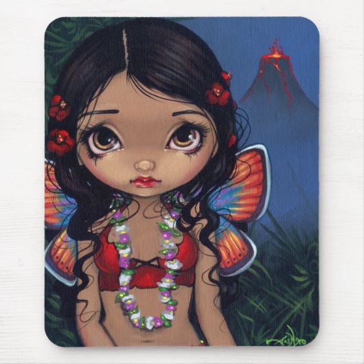 "Hawaiian Volcano Fairy" Mousepad Muismat (Voorkant)