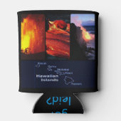 Hawaiian Volcano-flesverpakking Blikjeskoeler (Achterkant)