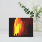 Hawaiian Volcano Lava Uitnodiging (Staand voorkant)