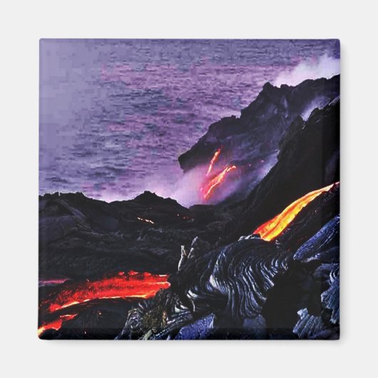 Hawaiian Volcano Magnet (Voorkant)