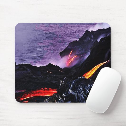 Hawaiian Volcano Mousepad Muismat (Met muis)