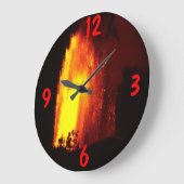 Hawaiian vulcano lava flow grote klok (Hoek)