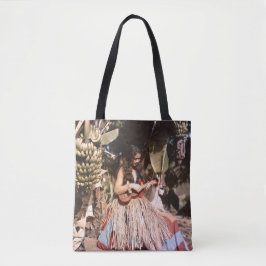  Hawaiian Wahine Hula Girl Tote Bag