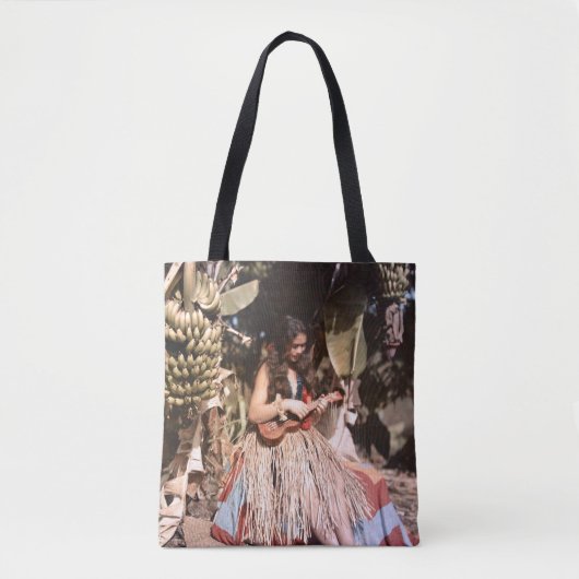  Hawaiian Wahine Hula Girl Tote Bag (Voorkant)