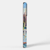 Hawaiian Waikiki Yacht Club met een uitzicht van D Case-Mate iPhone Case (Achterkant / Rechts)