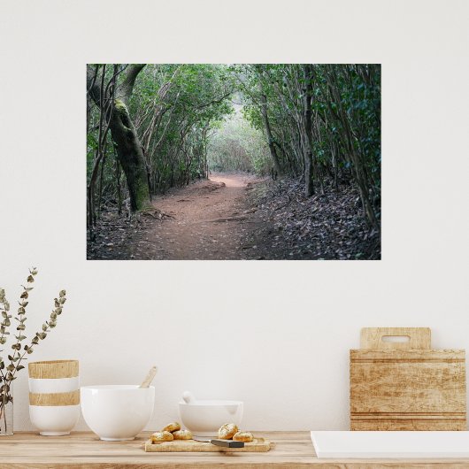 Hawaiian Wandelpad Poster (Keuken)