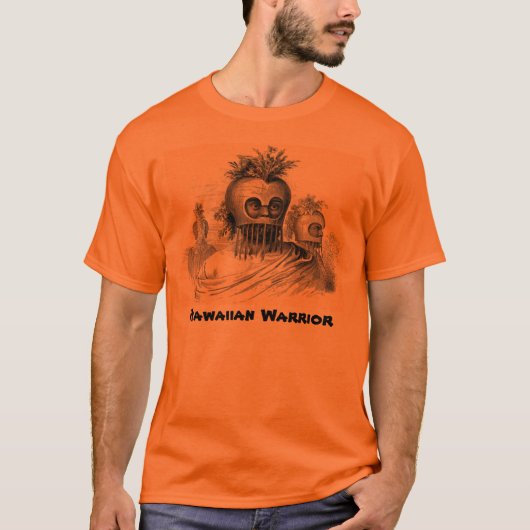 Hawaiian Warrior Mannen T-Shirt (Voorkant)