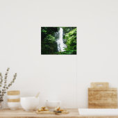 Hawaiian Waterfall-oil-schilderdruk Poster (Keuken)