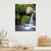 Hawaiian Waterfall Poster (Keuken)