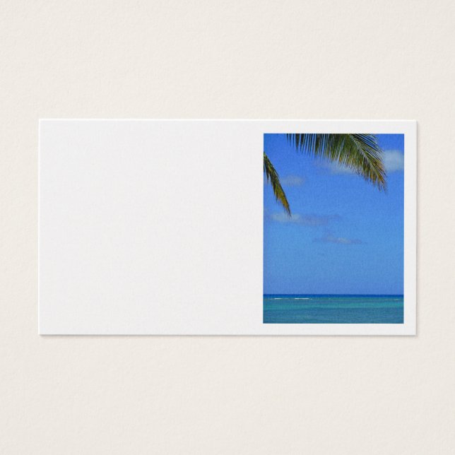 Hawaiian Waters Visitekaartje (Voorkant)