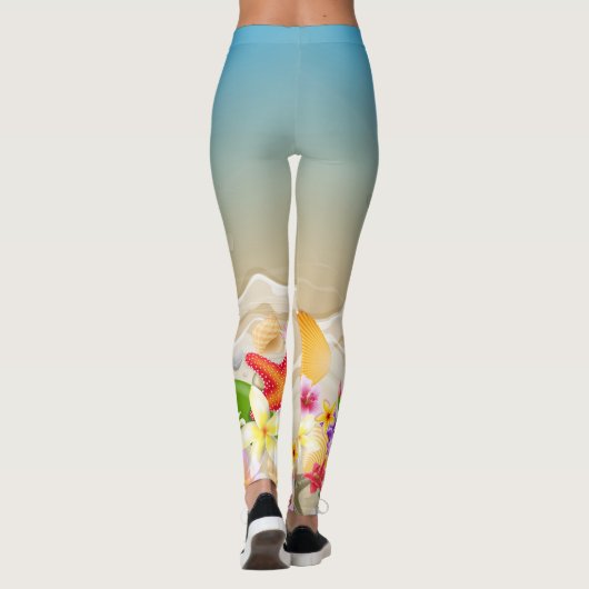 Hawaiian Waves Leggings (Achterkant)