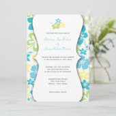 Hawaiian Wedding or Vrijgezellenfeest Invites Kaart (Staand voorkant)