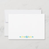 Hawaiian Wedding RSVP-reactiekaart RSVP Kaartje (Achterkant)