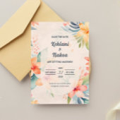 Hawaiian Wedding Save the Date Uitnodiging
