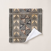 Hawaiian Wedding Tapa Cloth Bad Handdoek (Wasdoekje)