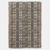 Hawaiian Wedding Tapa Cloth Deken (Voorkant Verticaal)